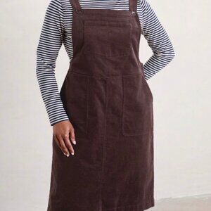 Pinafore dress Seasalt Cornwall, brown